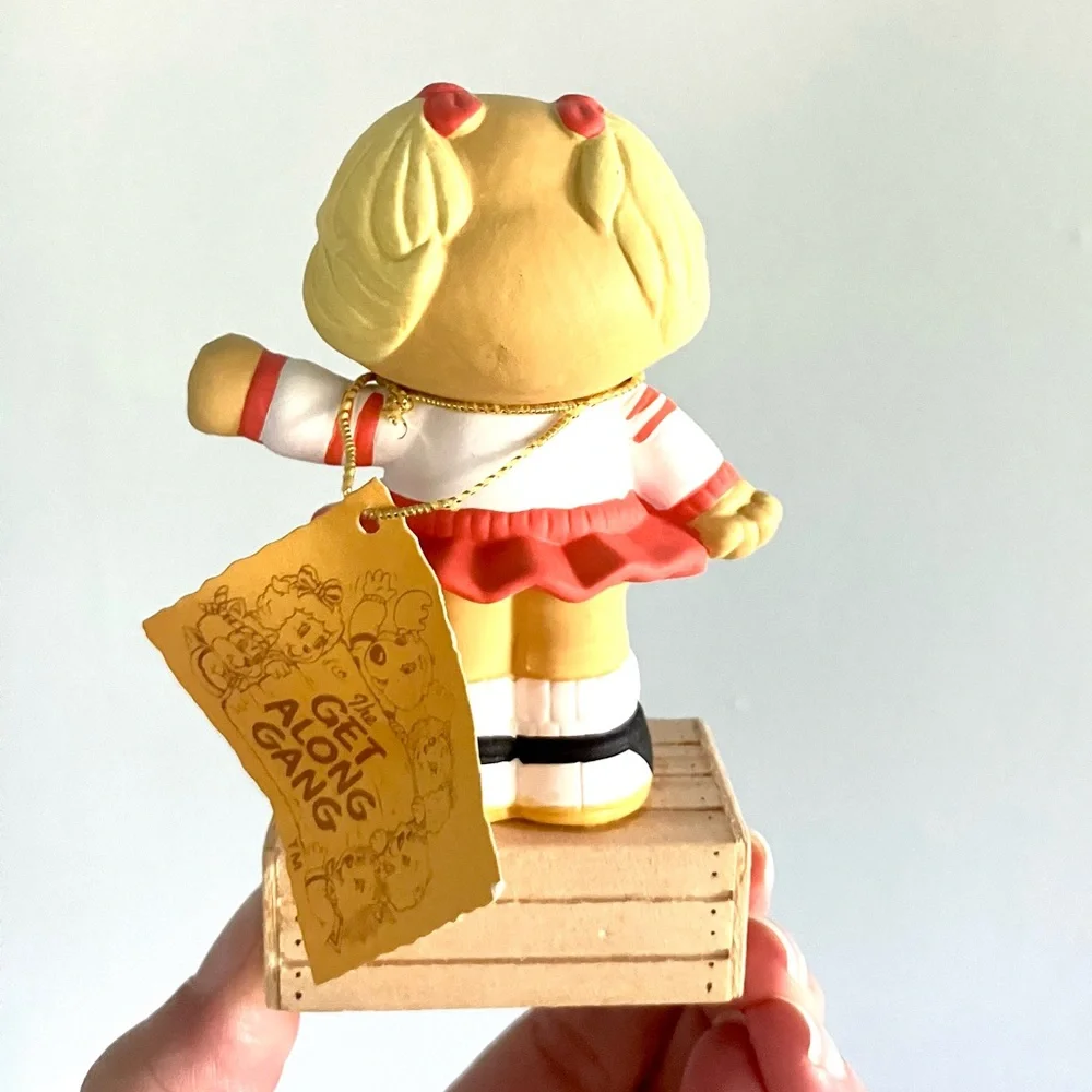 Vintage 80’s Get Along Gang Dotty Dog ceramic figure trophy box deadstock